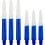 Designa Two Tone Blue and White Short Nylon Shafts - 3 Sets