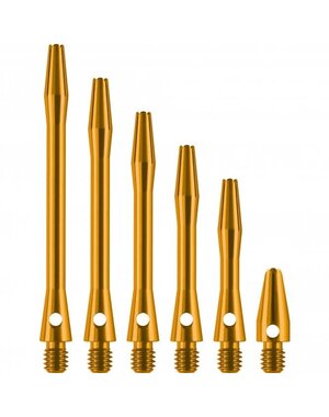 Designa Gold Aluminum Xshort Dart Shafts -3 Sets