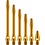 Designa Gold Aluminum Xshort Dart Shafts -3 Sets