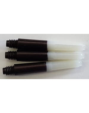 Designa Two Tone Black and White Short Nylon Shafts - 3 Sets
