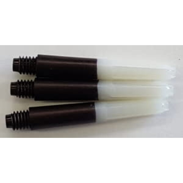 Designa Two Tone Black and White Short Nylon Shafts - 3 Sets