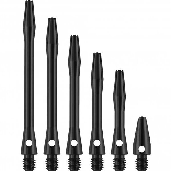 Designa Black Aluminum INB Dart Shafts - 3 Sets