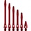 Designa Red Aluminum Xshort Dart Shafts