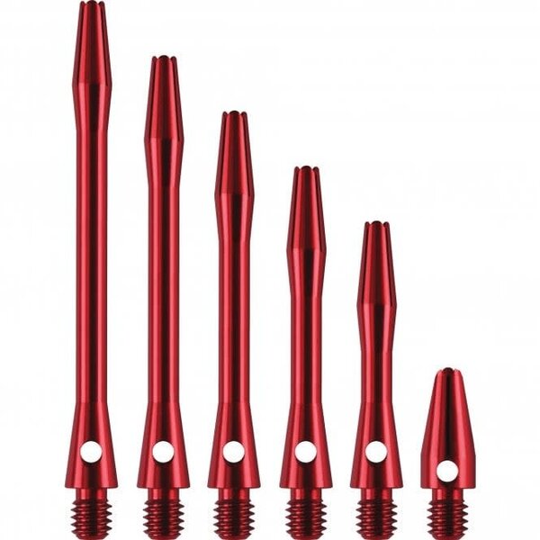 Designa Red Aluminum Xshort Dart Shafts -3 Sets