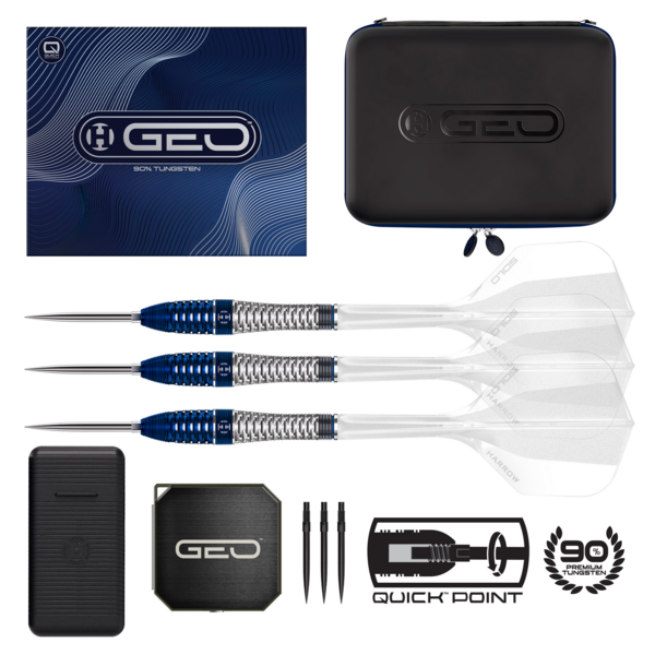 Harrows Darts Harrows Geo 03 Quick Point Steel Tip Darts