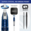 Harrows Darts Harrows Geo 03 Quick Point Steel Tip Darts