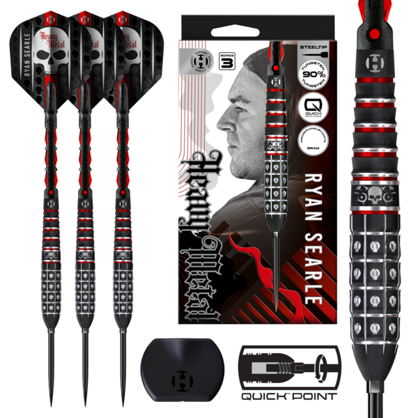 Harrows Darts Harrows Ryan Searle 90% Series 3 Quick Point Steel Tip Darts