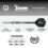 Harrows Darts Harrows Supergrip 90% Quick Point Steel Tip Darts