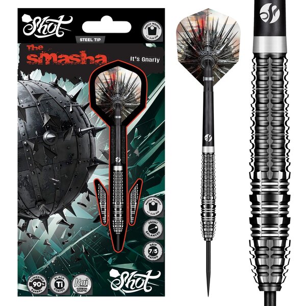 SHOT DARTS Shot Gnarly Smasha Steel Tip Dart