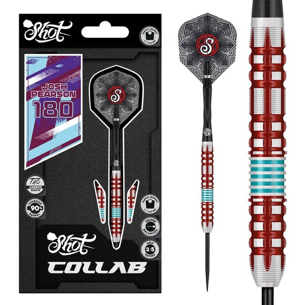 SHOT DARTS Shot Collab Josh Pearson Steel Tip Darts 23g