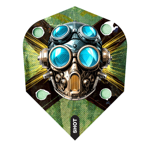 SHOT DARTS Shot Badlands Krush Dart Flights Small Standard