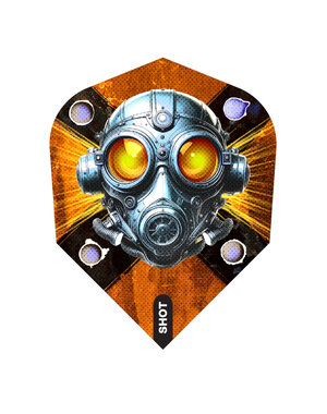 SHOT DARTS Shot Badlands Rustin Dart Flights Small Standard