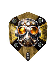 SHOT DARTS Shot Badlands The Sheriff Dart Flights Small Standard