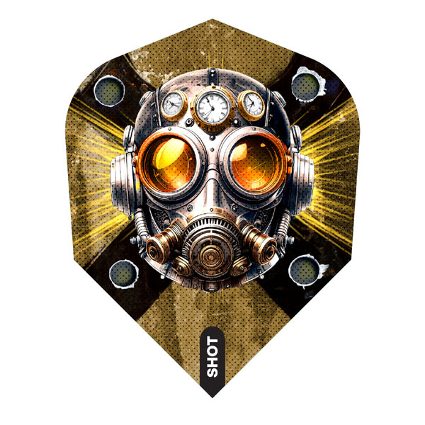 SHOT DARTS Shot Badlands The Sheriff Dart Flights Small Standard