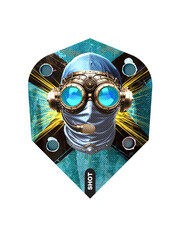 SHOT DARTS Shot Badlands Tova Dart Flights Small Standard