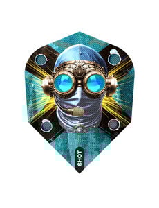 SHOT DARTS Shot Badlands Tova Dart Flights Small Standard