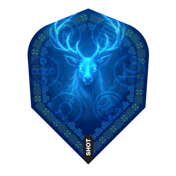 SHOT DARTS Shot Celt Merlin Dart Flights Small Standard