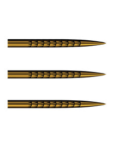 SHOT DARTS Shot Badlands Tracks Steel Tip Dart Points Gold Ti