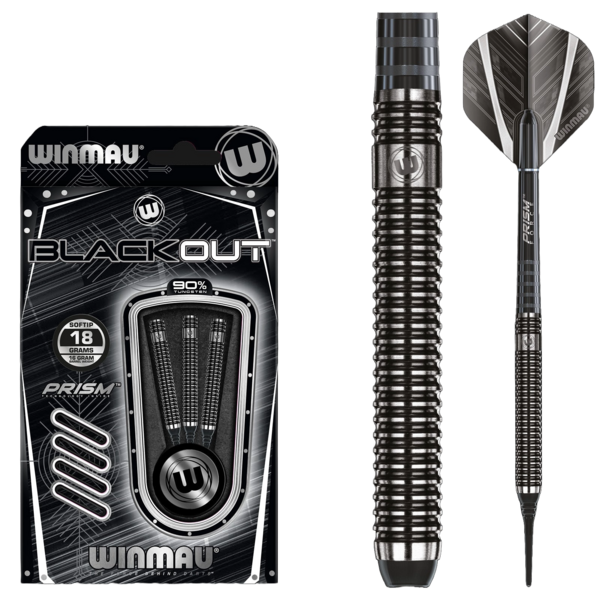 Winmau Darts Winmau Blackout Soft Tip Darts