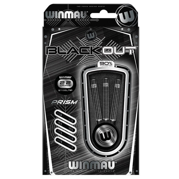 Winmau Darts Winmau BlackOut Parallel Steel Tip Darts