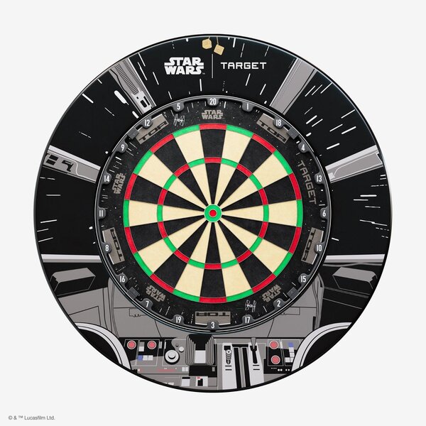 Target Darts Target Star Wars Millennium Falcon Dartboard and Surround Bundle