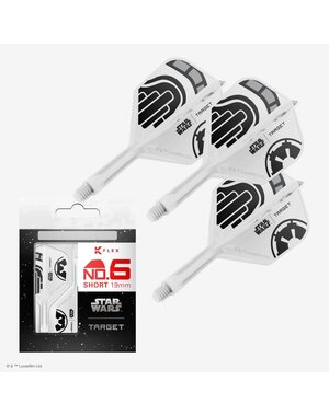 Target Darts Target Star Wars Storm Trooper K-Flex Flight System - No6