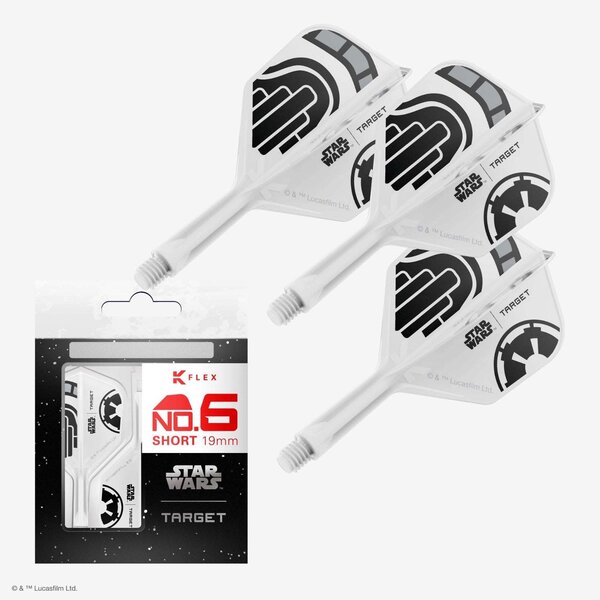 Target Darts Target Star Wars Storm Trooper K-Flex Flight System - No6