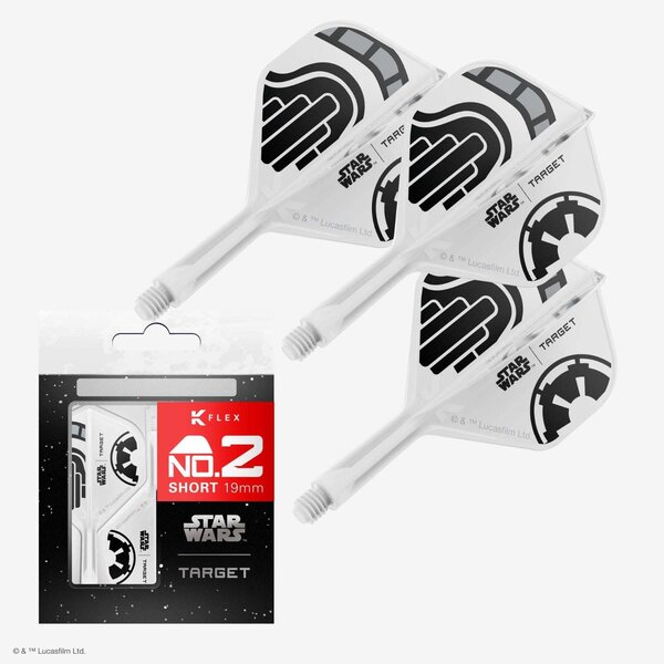 Target Darts Target Star Wars Storm Trooper K-Flex Flight System - No2