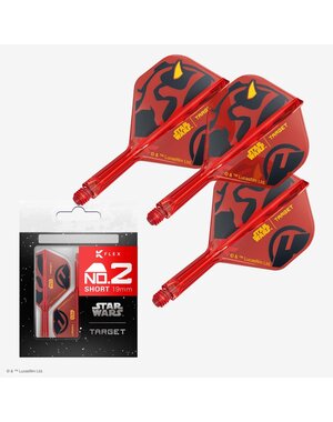 Target Darts Target Star Wars Darth Maul K-Flex Flight System - No2