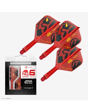 Target Darts Target Star Wars Darth Maul K-Flex Flight System - No6