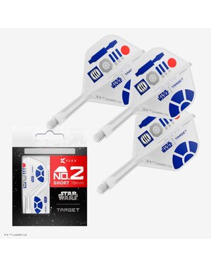 Target Darts Target Star Wars R2D2 K-Flex Flight System - No2