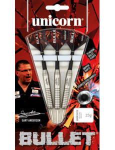 Unicorn Darts Unicorn Gary Anderson Bullet Stainless Style 2 Steel Tip Darts