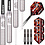 Unicorn Darts Unicorn Gary Anderson Bullet Stainless Style 2 Steel Tip Darts