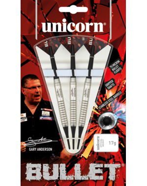 Unicorn Darts Unicorn Gary Anderson Bullet Stainless Style 1 Soft Tip Darts