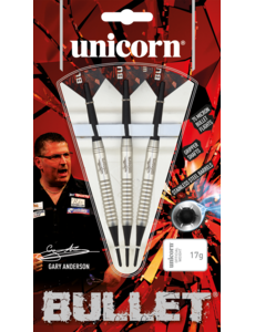 Unicorn Darts Unicorn Gary Anderson Bullet Stainless Style 2 Soft Tip Darts