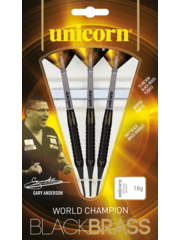 Unicorn Darts Unicorn Gary Anderson Black Brass Style 1 Soft Tip Darts