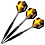 Unicorn Darts Unicorn Gary Anderson Black Brass Style 1 Soft Tip Darts