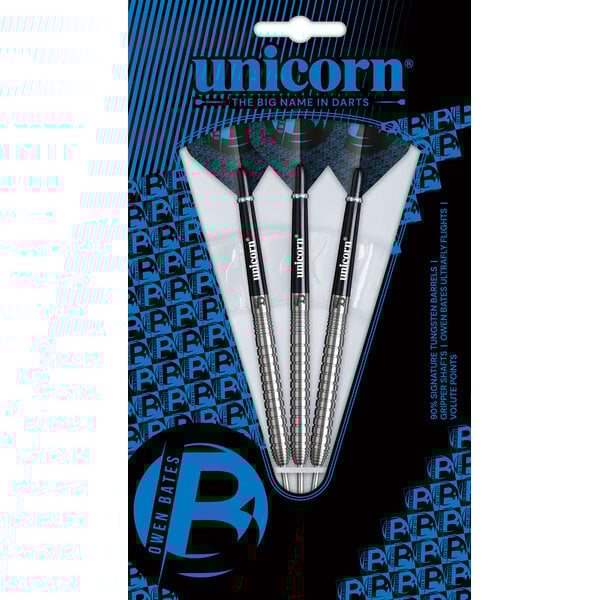 Unicorn Darts Unicorn Owen Bates 90% Steel Tip Darts 24g