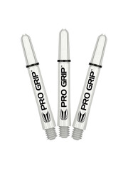 Target Darts Target Pro Grip Spin Intermediate Dart Shafts Clear