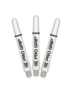 Target Darts Target Pro Grip Spin Intermediate Dart Shafts Clear