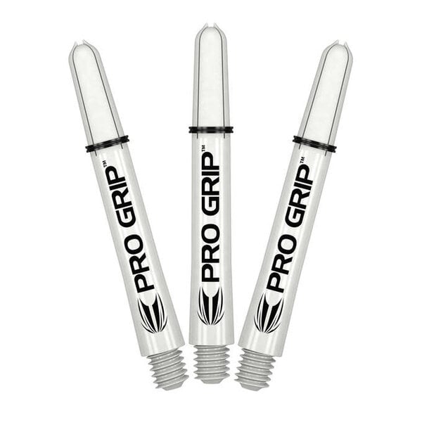 Target Darts Target Pro Grip Spin Intermediate Dart Shafts Clear
