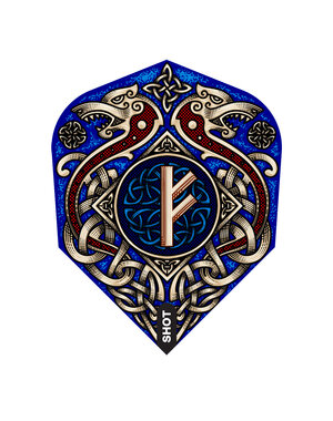 SHOT DARTS Shot Viking Rannsaka Small Standard Dart Flights
