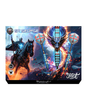 SHOT DARTS Shot Future Knights St George 95% Steel Tip Darts