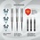 SHOT DARTS Shot AI Scorpula 90% Steel Tip Darts
