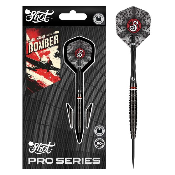 SHOT DARTS Shot Pro Series Carl Sneyd 90% Steel Tip Darts 23g