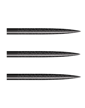 SHOT DARTS Shot Future Knights Steel Tip Dart Points Black