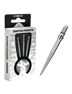 Winmau Darts Winmau Switch Point Smooth Silver Effect Points