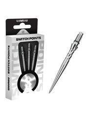 Winmau Darts Winmau Switch Point Wave Silver Effect