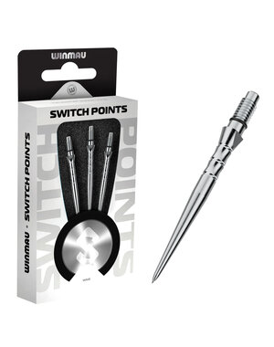Winmau Darts Winmau Switch Point Wave Silver Effect