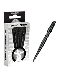 Winmau Darts Winmau Switch Point Groove Black Effect Points